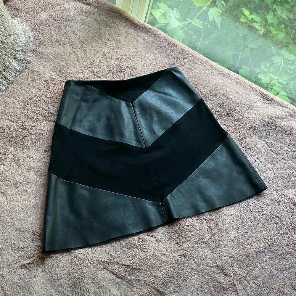 Zara Leather Skirt S
